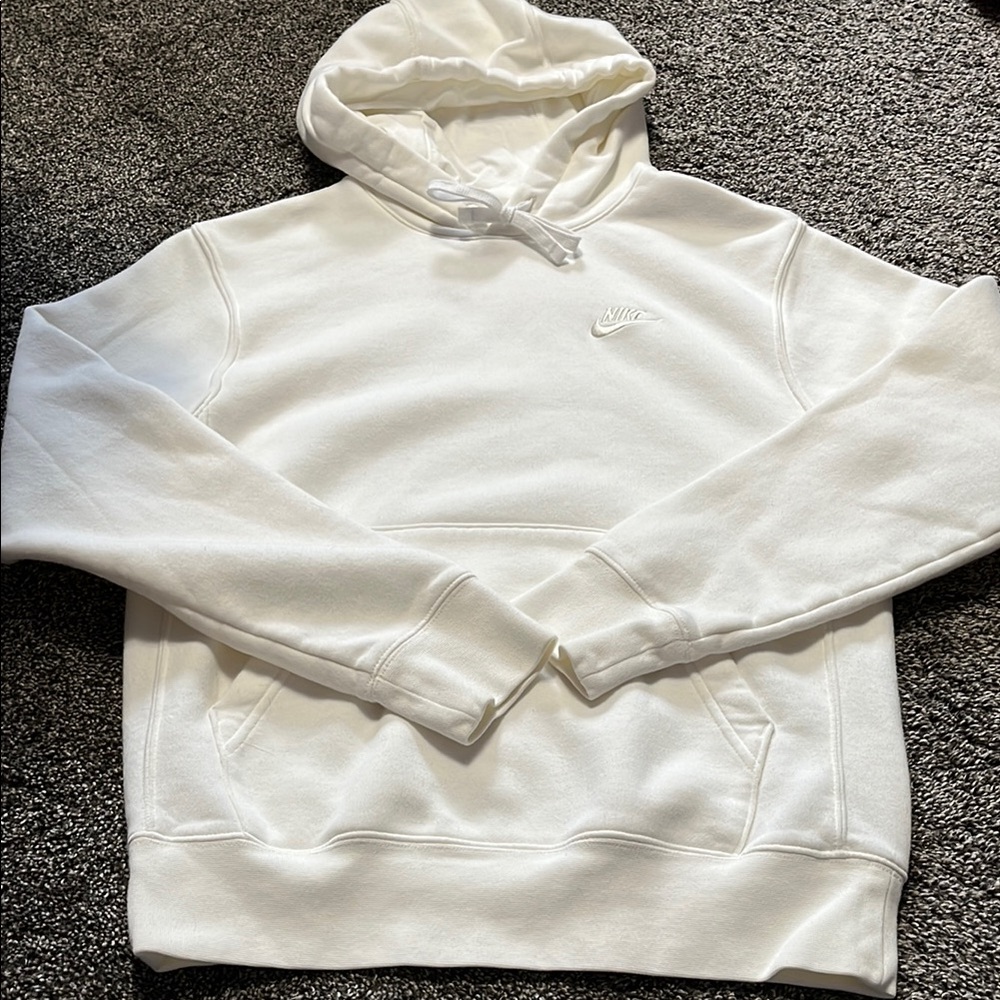 Nike Men's White Hoodie
